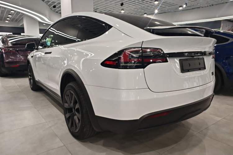 Used Tesla Model X 2023 Dual-Motor All-Wheel-Drive Version Rear Left 45 Deg