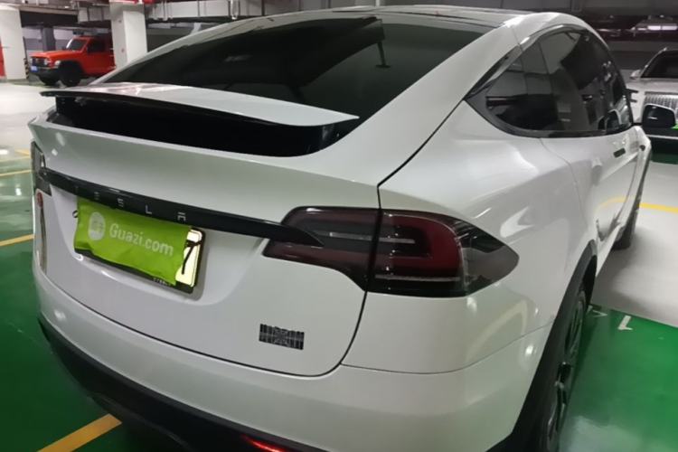 Used Tesla Model X 2023 Three-Motor All-Wheel-Drive Plaid Version Rear Right 45 Deg