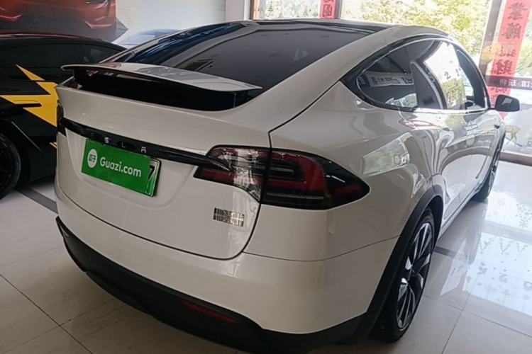Used Tesla Model X 2023 Dual-Motor All-Wheel-Drive Version Rear Right 45 Deg