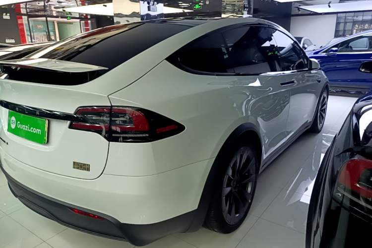Used Tesla Model X 2023 Dual-Motor All-Wheel-Drive Version Rear Right 45 Deg