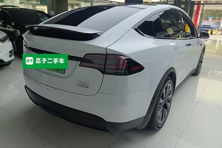 Used Tesla Model X 2023 Three-Motor All-Wheel-Drive Plaid Version Rear Right 45 Deg
