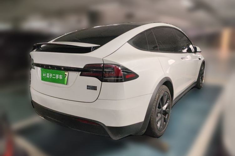 Used Tesla Model X 2023 Dual-Motor All-Wheel-Drive Version Rear Right 45 Deg