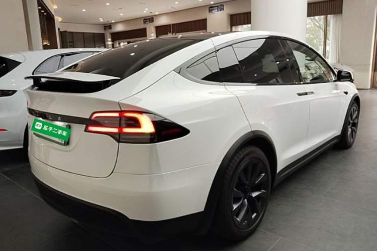Used Tesla Model X 2023 Dual-Motor All-Wheel-Drive Version Rear Right 45 Deg