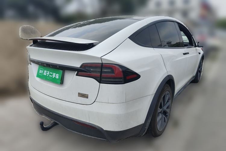 Used Tesla Model X 2023 Dual-Motor All-Wheel-Drive Version Rear Right 45 Deg