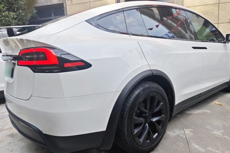 Used Tesla Model X 2023 Dual-Motor All-Wheel-Drive Version Rear Right 45 Deg