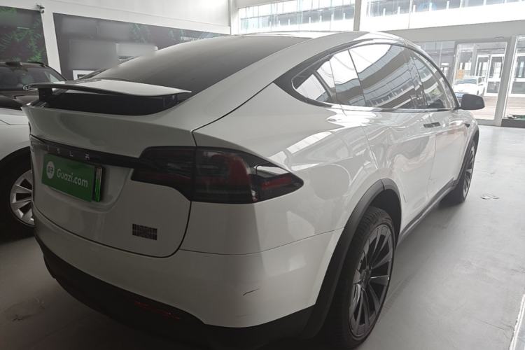 Used Tesla Model X 2023 Three-Motor All-Wheel-Drive Plaid Version Rear Right 45 Deg