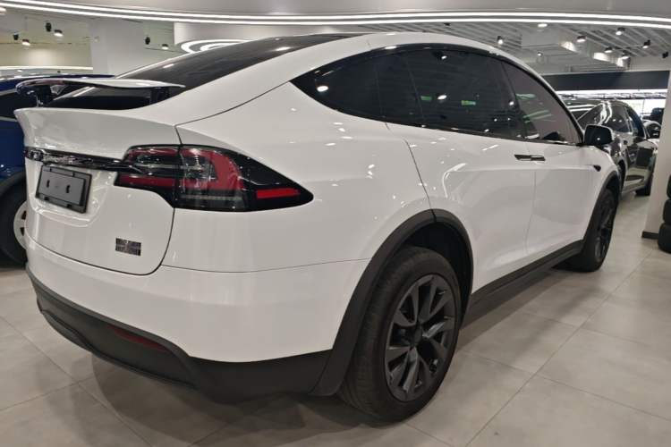 Used Tesla Model X 2023 Dual-Motor All-Wheel-Drive Version Rear Right 45 Deg