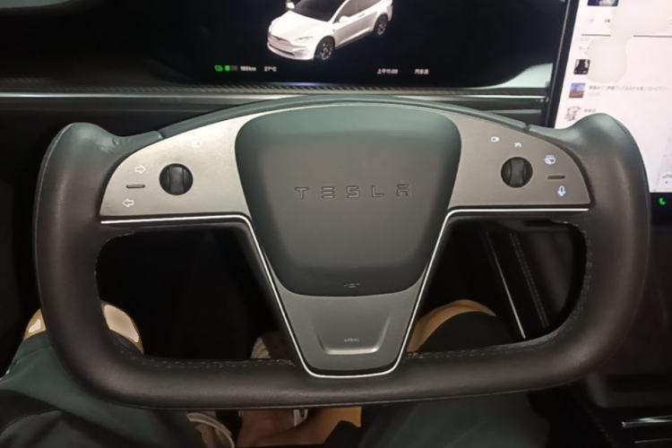 Used Tesla Model X 2023 Three-Motor All-Wheel-Drive Plaid Version Steering Wheel