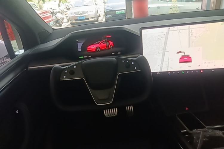 Used Tesla Model X 2023 Dual-Motor All-Wheel-Drive Version Steering Wheel