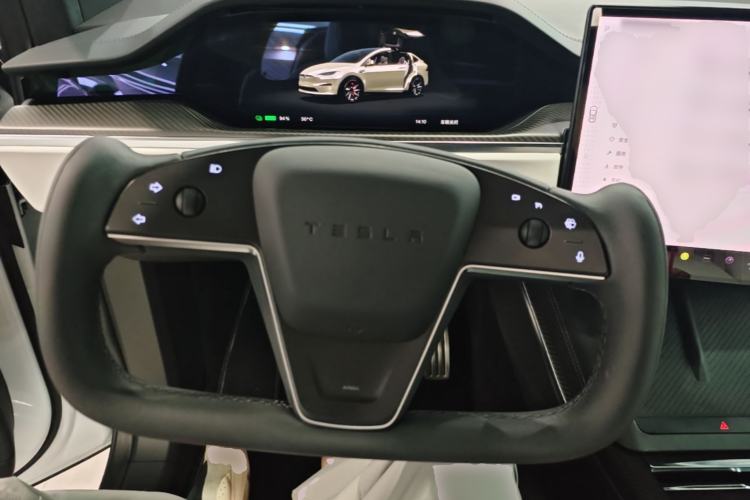 Used Tesla Model X 2023 Three-Motor All-Wheel-Drive Plaid Version Steering Wheel