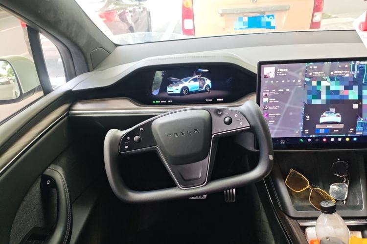 Used Tesla Model X 2023 Dual-Motor All-Wheel-Drive Version Steering Wheel