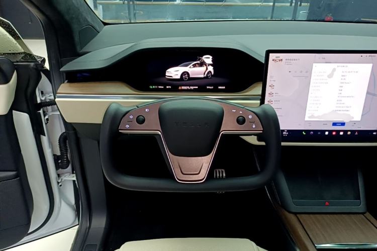 Used Tesla Model X 2023 Dual-Motor All-Wheel-Drive Version Steering Wheel