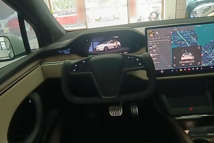 Used Tesla Model X 2023 Dual-Motor All-Wheel-Drive Version Steering Wheel