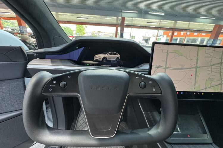 Used Tesla Model X 2023 Dual-Motor All-Wheel-Drive Version Steering Wheel