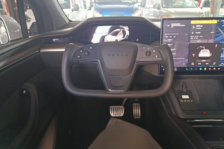 Used Tesla Model X 2023 Dual-Motor All-Wheel-Drive Version Steering Wheel