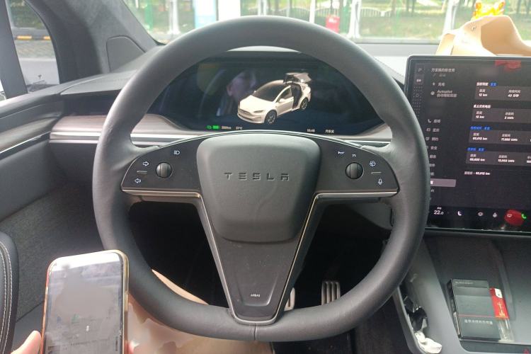 Used Tesla Model X 2023 Dual-Motor All-Wheel-Drive Version Steering Wheel