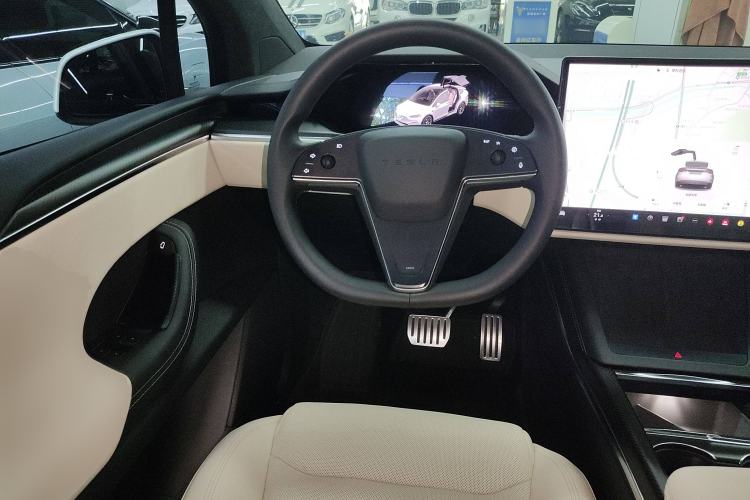 Used Tesla Model X 2023 Dual-Motor All-Wheel-Drive Version Steering Wheel