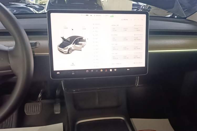 Used Tesla Model Y 2021 Standard Range Rear-Wheel Drive Version Audio And AC Panel
