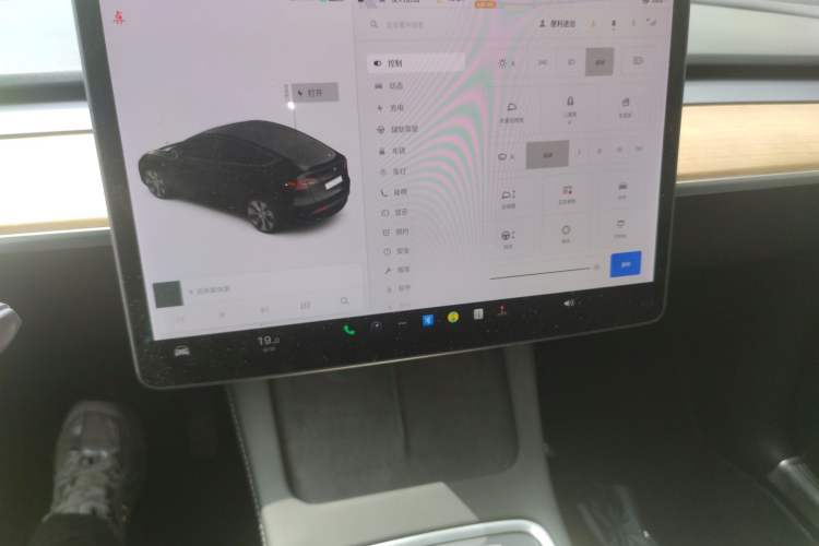 Used Tesla Model Y 2021 Long-Range All-Wheel-Drive Version 3D7 Audio And AC Panel