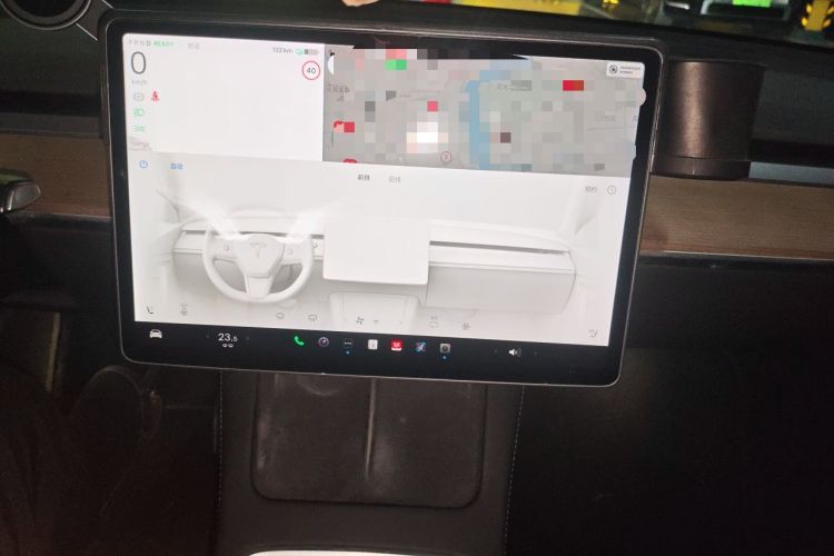 Used Tesla Model Y 2021 Standard Range Rear-Wheel Drive Version Audio And AC Panel