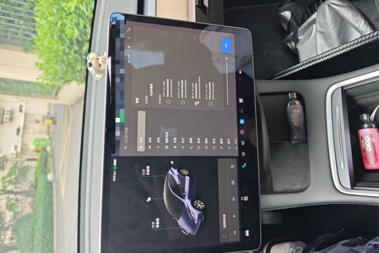 Used Tesla Model Y 2021 Standard Range Rear-Wheel Drive Version Audio And AC Panel