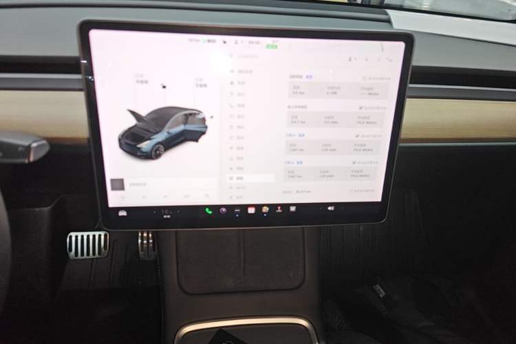 Used Tesla Model Y 2021 Standard Range Rear-Wheel Drive Version Audio And AC Panel