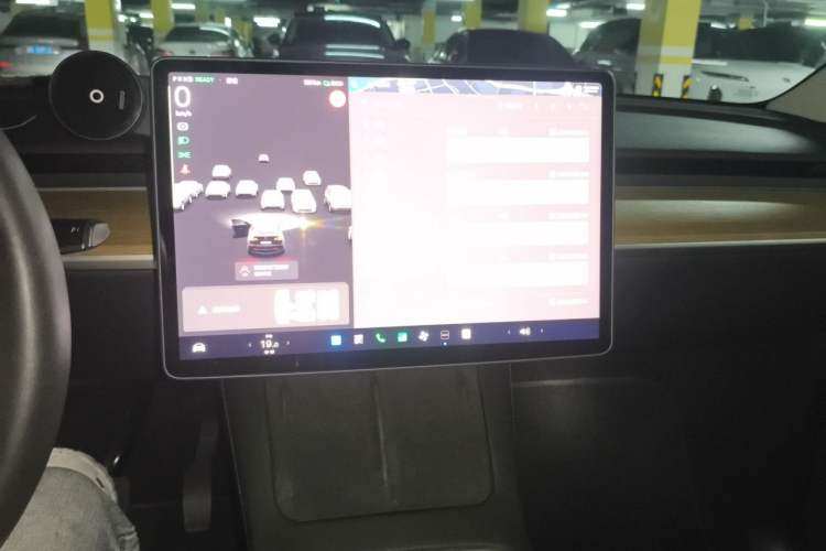 Used Tesla Model Y 2021 Standard Range Rear-Wheel Drive Version Audio And AC Panel
