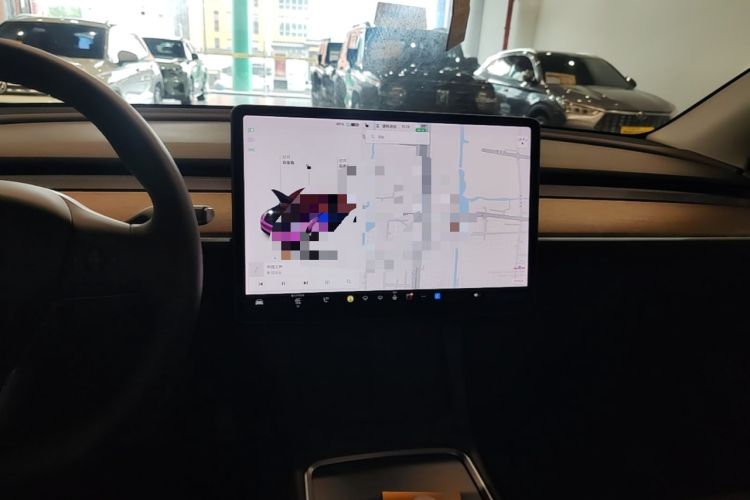 Used Tesla Model Y 2021 Long-Range All-Wheel-Drive Version Audio And AC Panel