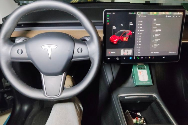 Used Tesla Model Y 2021 Standard Range Rear-Wheel Drive Version Audio And AC Panel