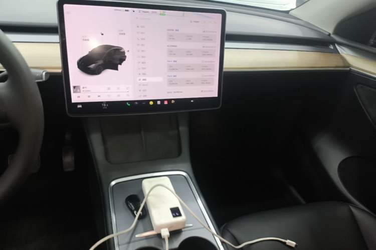 Used Tesla Model Y 2021 Standard Range Rear-Wheel Drive Version Audio And AC Panel