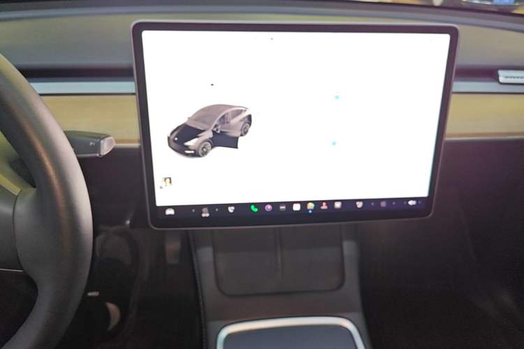 Used Tesla Model Y 2021 Standard Range Rear-Wheel Drive Version Audio And AC Panel