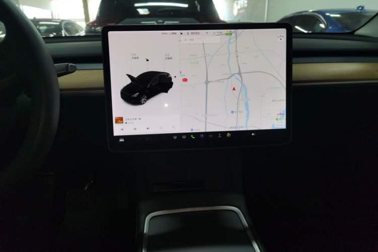 Used Tesla Model Y 2021 Standard Range Rear-Wheel Drive Version Audio And AC Panel
