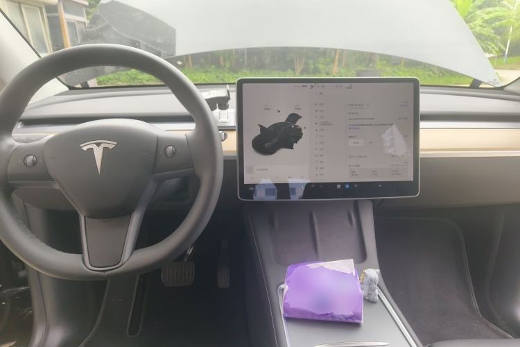Used Tesla Model Y 2021 Standard Range Rear-Wheel Drive Version Center Console