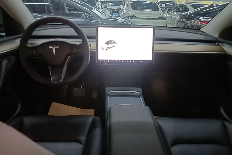 Used Tesla Model Y 2021 Standard Range Rear-Wheel Drive Version Center Console