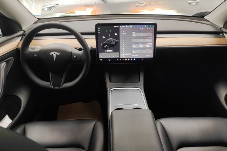 Used Tesla Model Y 2021 Standard Range Rear-Wheel Drive Version Center Console