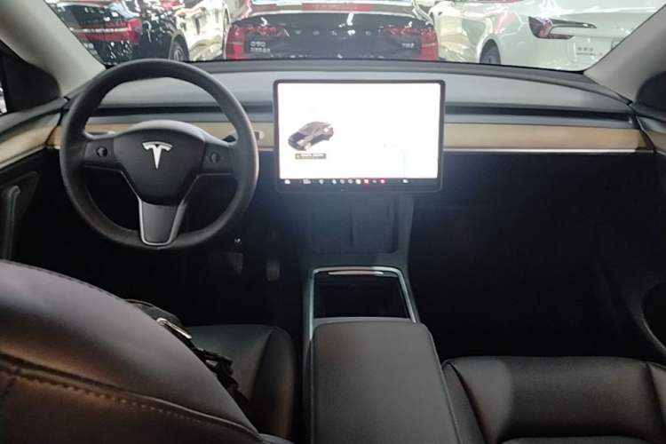 Used Tesla Model Y 2021 Long-Range All-Wheel-Drive Version Center Console