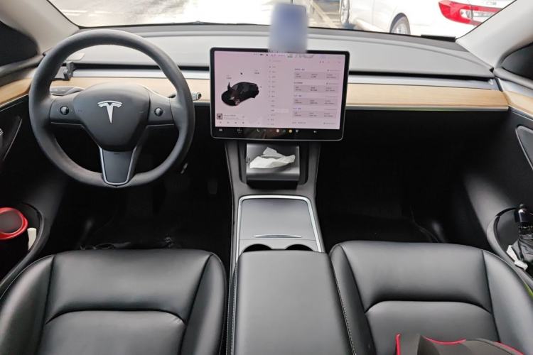 Used Tesla Model Y 2021 Standard Range Rear-Wheel Drive Version Center Console