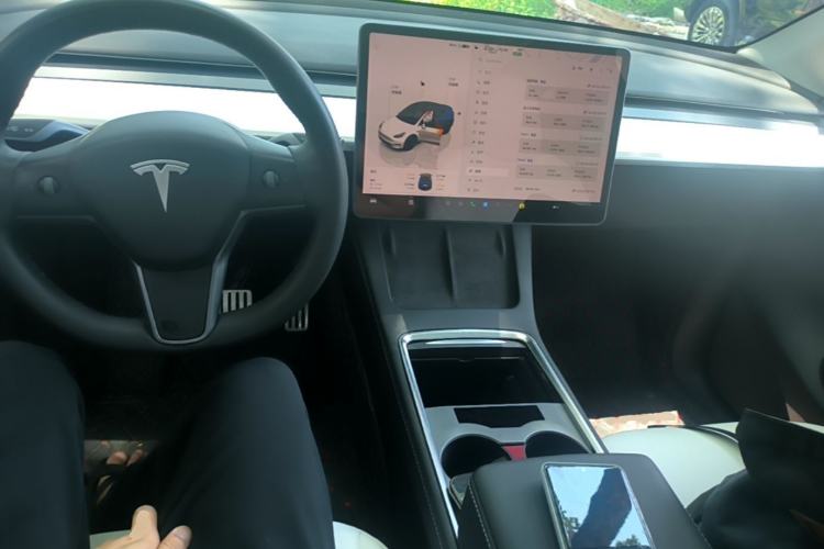 Used Tesla Model Y 2021 Performance High-Performance All-Wheel-Drive Version Center Console