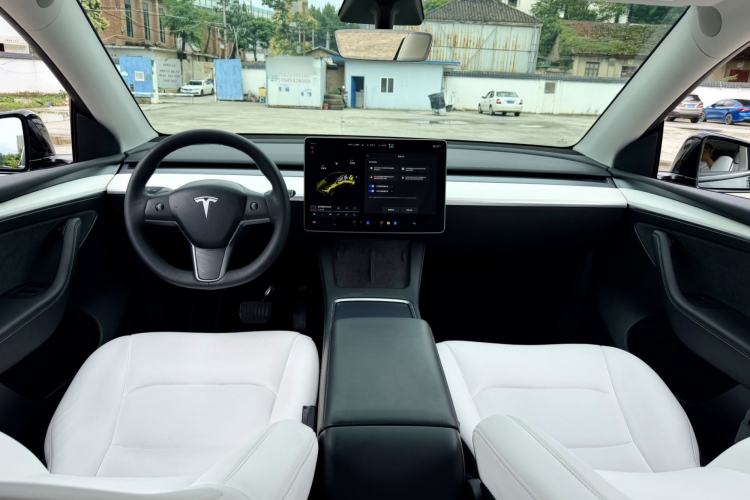 Used Tesla Model Y 2021 Standard Range Rear-Wheel Drive Version Center Console