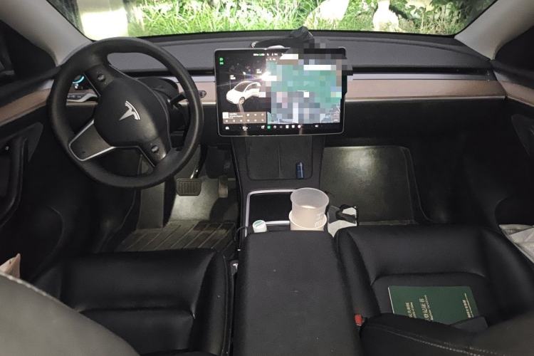 Used Tesla Model Y 2021 Standard Range Rear-Wheel Drive Version Center Console