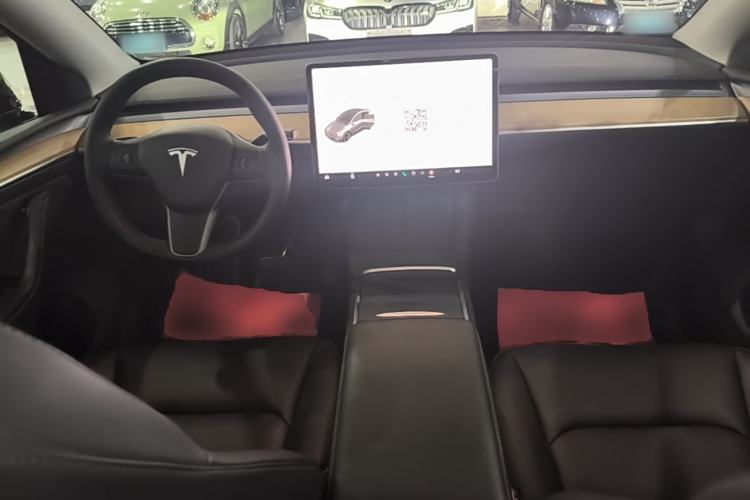 Used Tesla Model Y 2021 Standard Range Rear-Wheel Drive Version Center Console