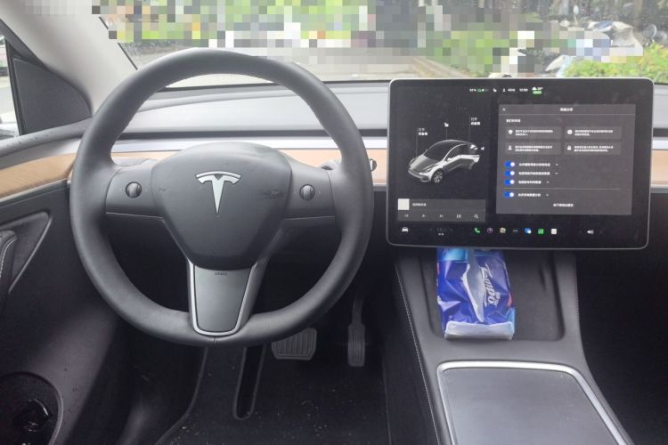 Used Tesla Model Y 2021 Long-Range All-Wheel-Drive Version Center Console
