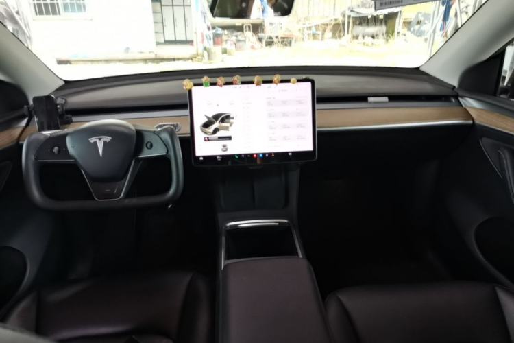 Used Tesla Model Y 2021 Long-Range All-Wheel-Drive Version Center Console