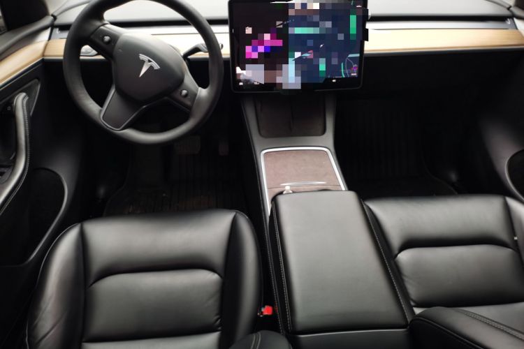 Used Tesla Model Y 2021 Standard Range Rear-Wheel Drive Version Center Console