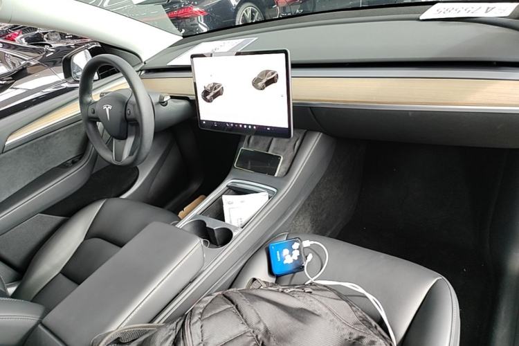 Used Tesla Model Y 2021 Standard Range Rear-Wheel Drive Version Center Console