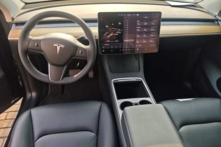 Used Tesla Model Y 2021 Standard Range Rear-Wheel Drive Version Center Console
