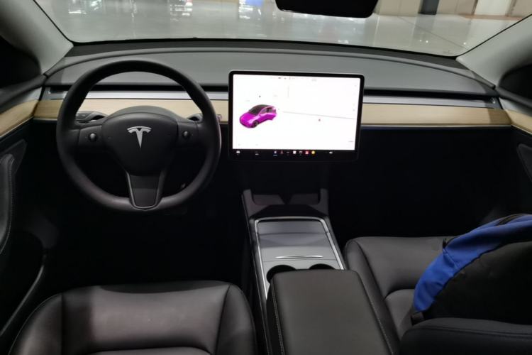 Used Tesla Model Y 2021 Standard Range Rear-Wheel Drive Version Center Console
