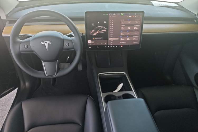 Used Tesla Model Y 2021 Standard Range Rear-Wheel Drive Version Center Console