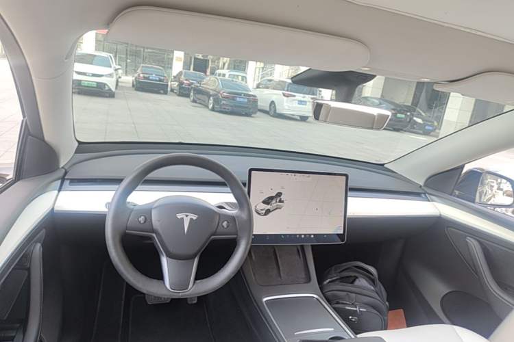 Used Tesla Model Y 2021 Standard Range Rear-Wheel Drive Version Center Console