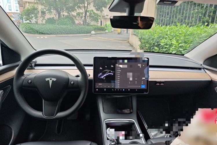 Used Tesla Model Y 2021 Standard Range Rear-Wheel Drive Version Center Console